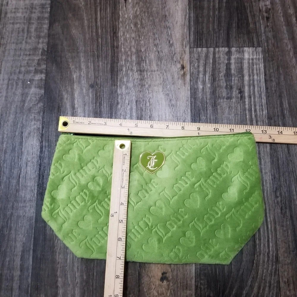 juicy couture Green Velvet Cosmetic Bag